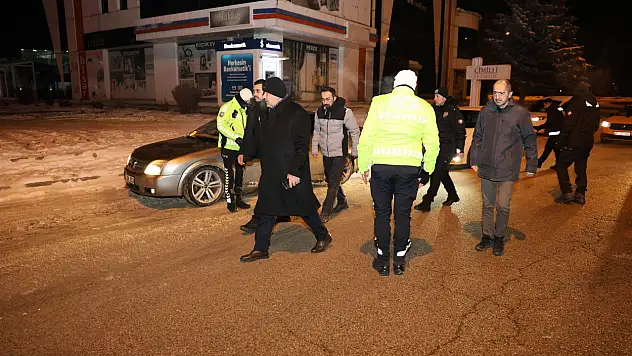 Erzurum'da Asayiş Uygulamasına Üst Düzey Denetim