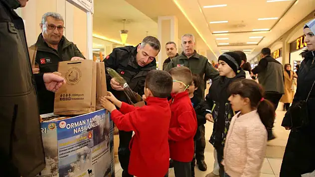 Erzurum'da bin 200 fidanla doğaya nefes