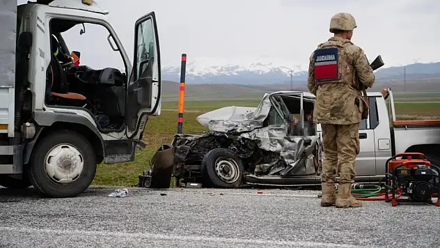 Erzurum'da jandarma bölgesinde bir ayda 13 trafik kazası