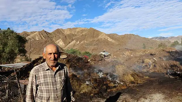 Erzurum'da Kundaklama İddiasıyla Yangın Hayvancılık Ailesi Büyük Zarar Gördü