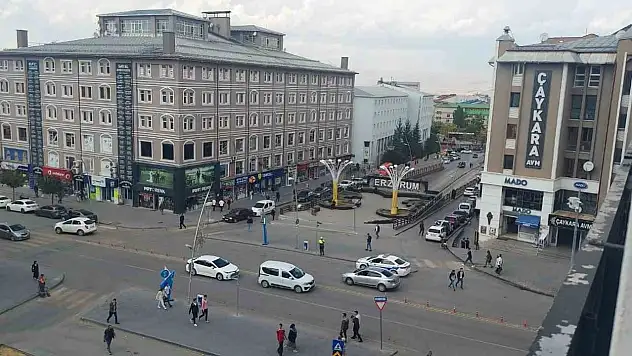 Erzurum'da trafik rakamları belli oldu