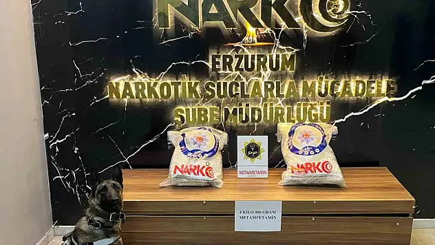 Erzurum'da uyuşturucu operasyonu