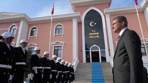 Erzurum'da vali değişimi sonrası yeni dönem