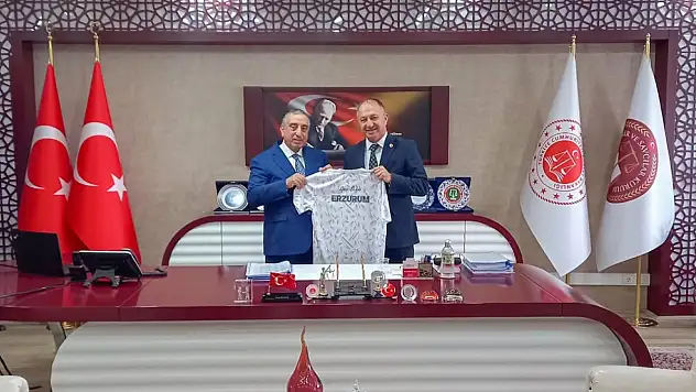 Erzurum İl Müdürü Çakmur'dan Başsavcı Birgül'e Ziyaret