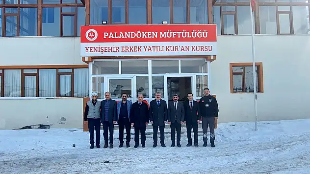 Erzurum İl Müftüsü Çapçı'dan Yenişehir Erkek Yatılı Kur'an Kursu'na Ziyaret