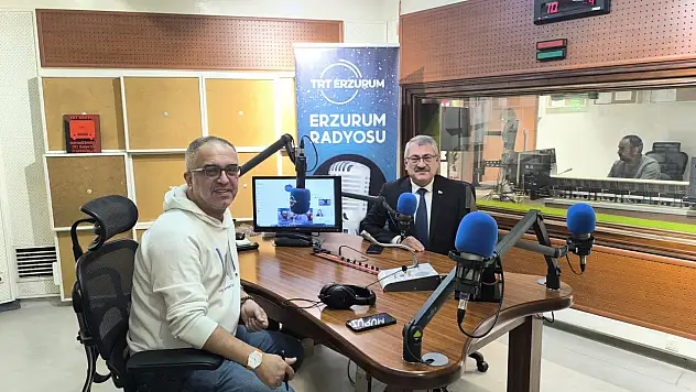 Erzurum İl Müftüsü Yaşar Çapçı, TRT Erzurum Radyosu'nda 1001 Hatim Geleneğini Anlattı