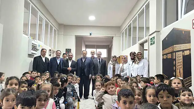 Erzurum Müftüsü Çapçı, Kur'an kursu öğrencileriyle bir araya geldi