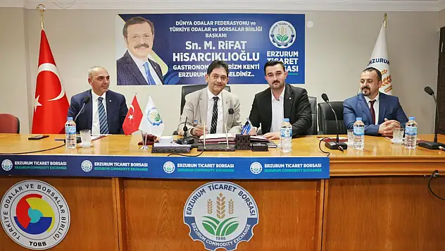 Erzurum Ticaret Borsası ile Ağrı Ticaret Borsası Arasında Kardeş Borsa Protokolü İmzalandı