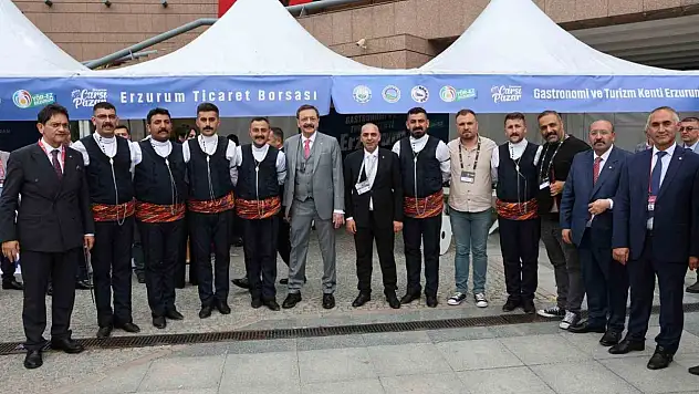 Erzurum Ticaret Borsası, TOBB Genel Kurulu'nda yöresel lezzetlerle dikkat çekti
