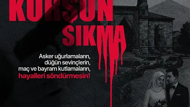Erzurum Valiliği'nden silah atışlarına karşı uyarı: Halk bilinçlenmeli!