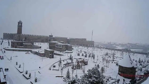 Erzurum ve çevresinde hava sertleşiyor