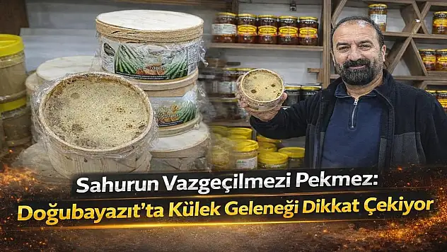 Eskiden her evde vardı: Doğubayazıt'ta 'külek pekmezi' yeniden raflarda