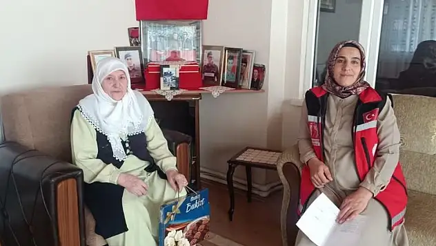 Evlat acısını yüreğinde taşıyan annelere duygulandıran ziyaret