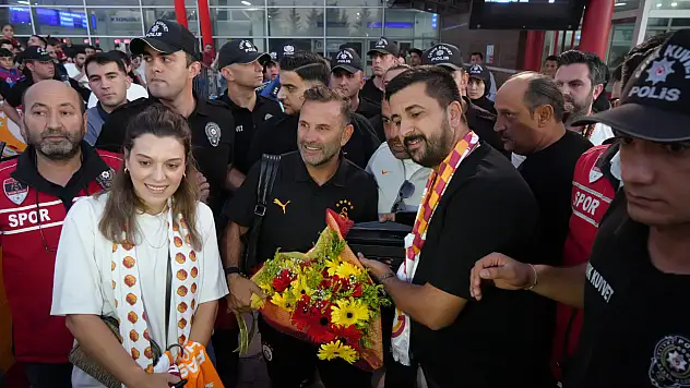Galatasaray Erzurum'da coşkuyla karşılandı