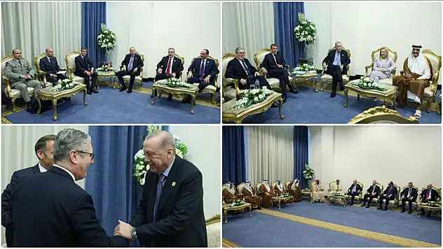 Gazze için liderler bir arada: Erdoğan'dan yoğun temaslar