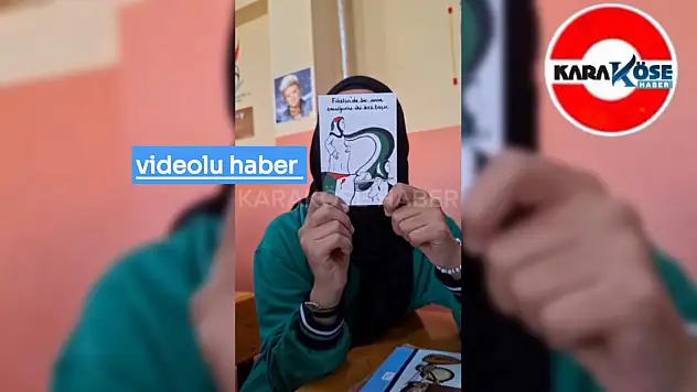 Gazze için sessiz kalmadılar: Eleşkirtli öğrencilerden anlamlı video