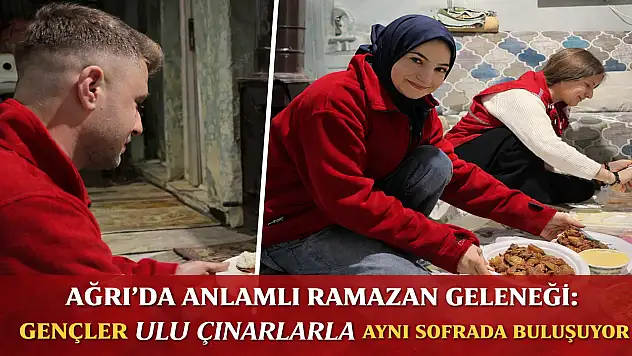 Gençler ve ulu çınarlar aynı sofrada buluşuyor