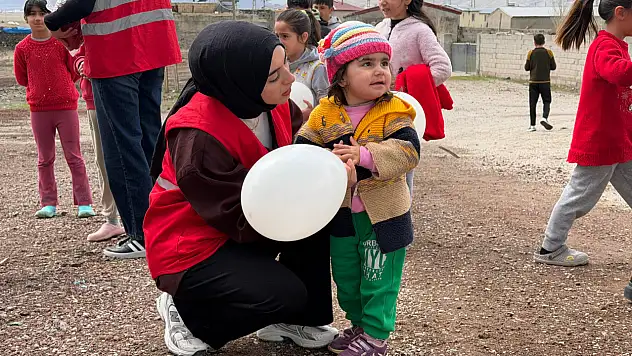 Gültepe Köyü'nde Kızılay'dan anlamlı destek
