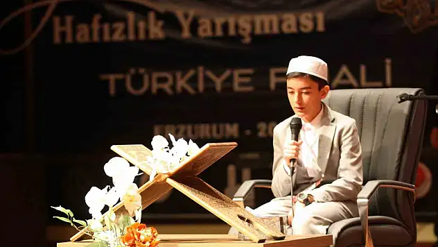 Hafızlık yarışması Türkiye finali Erzurum'da yapıldı