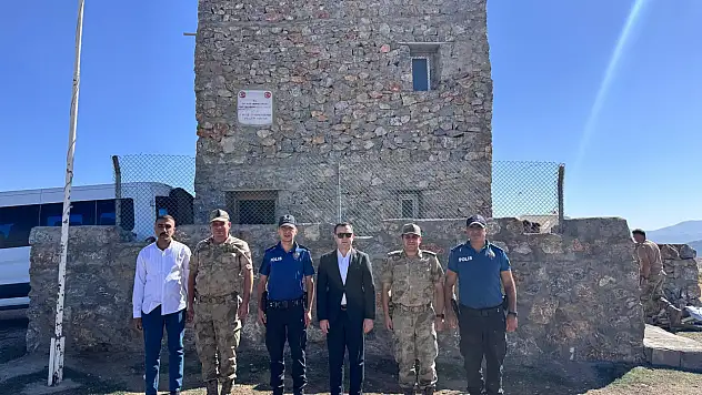 Hasköy Kaymakamı Güney'den Şehit Mehmet Çapar Güvenlik Noktasına Ziyaret