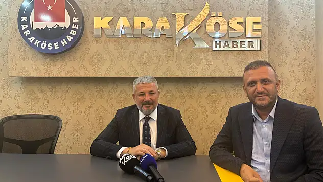 Hayırsever iş insanı Azad Medeni Kahraman'dan Karaköse Haber'e ziyaret