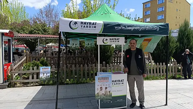 Hayrat Yardım Ağrı Temsilciliği kurban bağışlarını kabul etmeye başladı