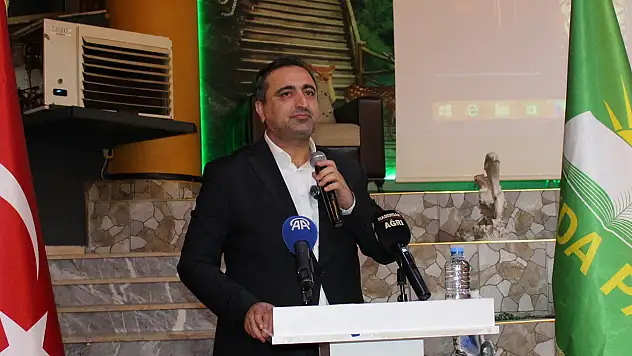 HÜDA PAR Sözcüsü Serkan Ramanlı Ağrı'da
