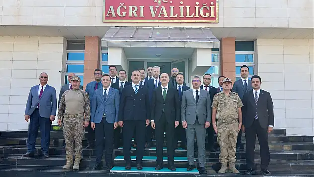 İçişleri Bakan Yardımcısı Mehmet Cangir Ağrı'da incelemelerde bulundu