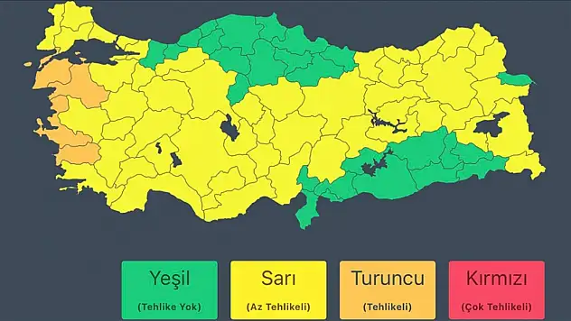 İçişleri Bakanlığı'ndan fırtına alarmı: 4 il turuncu kodda
