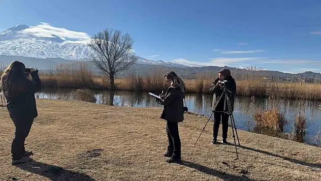 Iğdır Aras Karasu'da su kuşu sayımı