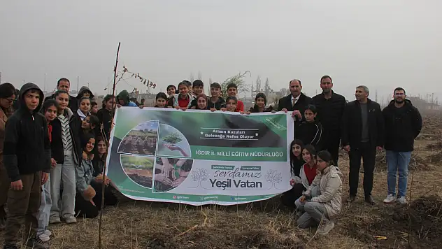 Iğdır'da 7 Bin Fidan Toprakla Buluşuyor: Yeşil Vatan Hedefine Anlamlı Katkı