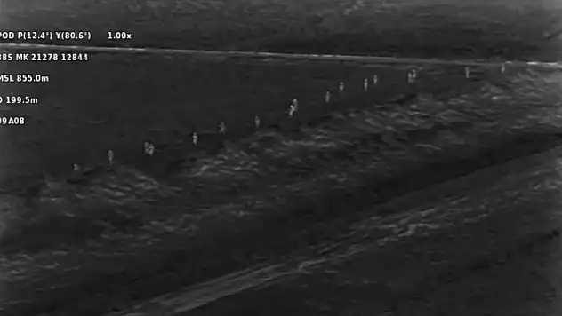 Iğdır'da termal kamera ve İHA'larla kaçak göçmen tespiti:3 organizatör yakalandı