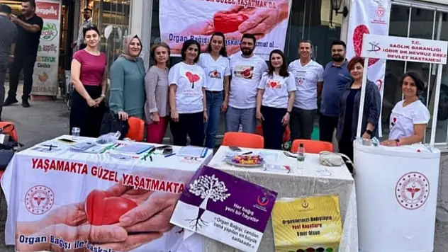Iğdır Dr. Nevruz Erez Devlet Hastanesi'nden Organ Bağışına Güçlü Destek
