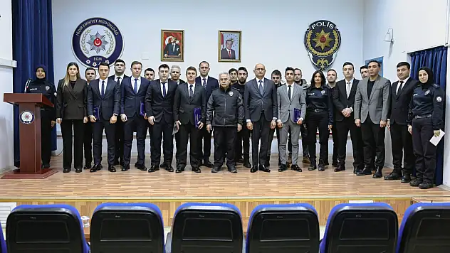 Iğdır Emniyet Müdürlüğü'nde Sertifika Töreni Düzenlendi