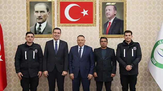 Iğdır S Tipi Kapalı Ceza İnfaz Kurumu Heyetinden Rektör Gürel'e Ziyaret