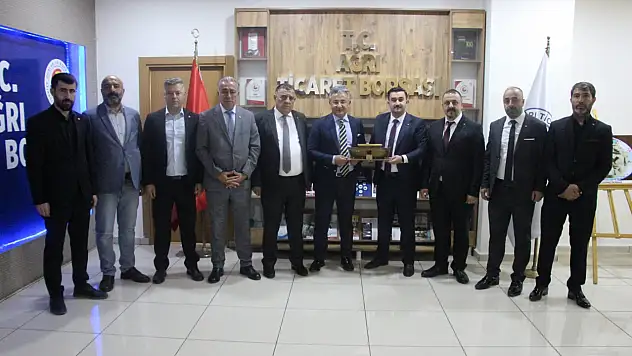 Iğdır Ticaret Borsası'ndan Ağrı'ya iş birliği ziyareti
