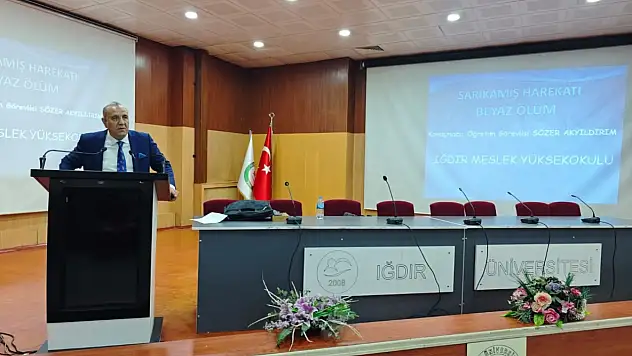 Iğdır Üniversitesinde Sarıkamış Harekâtı'nın 111. Yıl Dönümü Anıldı