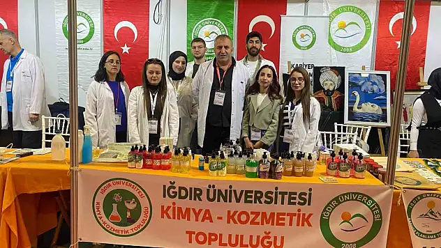 Iğdır Üniversitesinin ürettiği ürünler Doğu Anadolu Kariyer Fuarında