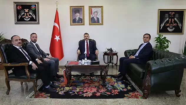 Iğdır Valisi Ercan Turan, Tarım Kredi Kooperatifleri Erzurum Bölge Müdürünü Kabul Etti