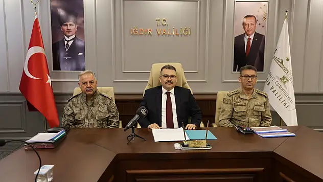 Iğdır Valisi Turan, Ocak ayı asayiş Raporunu Paylaştı