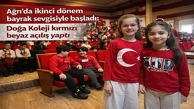 İkinci dönemin ilk dersi bayrak sevgisi oldu