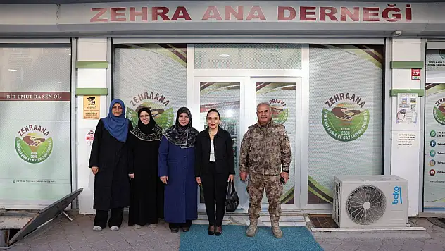 İl Emniyet Müdürü Niyazi Turgay ve Eşi Aysun Turgay'dan Zehra Ana Derneği Ziyareti