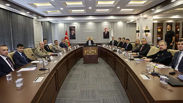 İl Güvenlik ve Asayiş Koordinasyon Toplantısı Iğdır'da Gerçekleştirildi