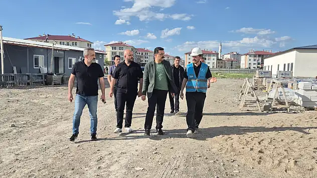 İl Sağlık Müdürü Acu'dan Kadın Doğum ve Çocuk Hastalıkları Hastanesi inşaatına ziyaret