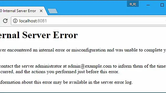 İnternal Server Error Nedir?