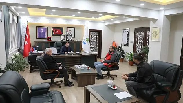 İpekyolu Belediye Gençlikspor'dan Başkan Ertaş'a Ziyaret