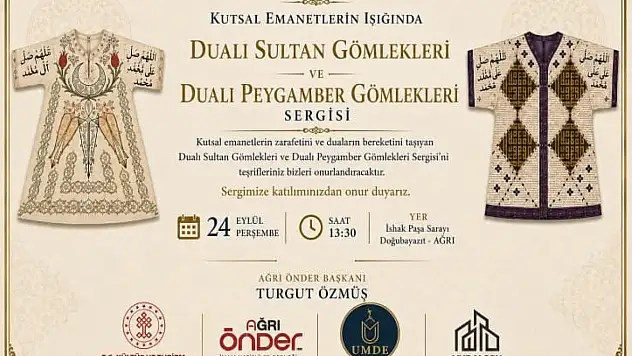 İshak Paşa Sarayı'nda dualı gömlekler sergilenecek