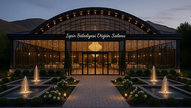 İspir'de Korkut Ata Düğün Sarayı ve Kongre Merkezi Projesi Tamamlandı