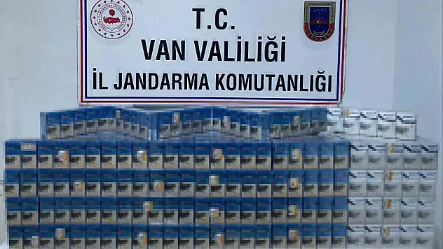 Jandarma, Van'da 6 bin 207 paket kaçak sigara ele geçirdi, 5 kişi yakalandı