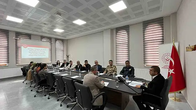 Kağızman'da Kadına Yönelik Şiddetle Mücadele İçin Koordinasyon Toplantısı Yapıldı